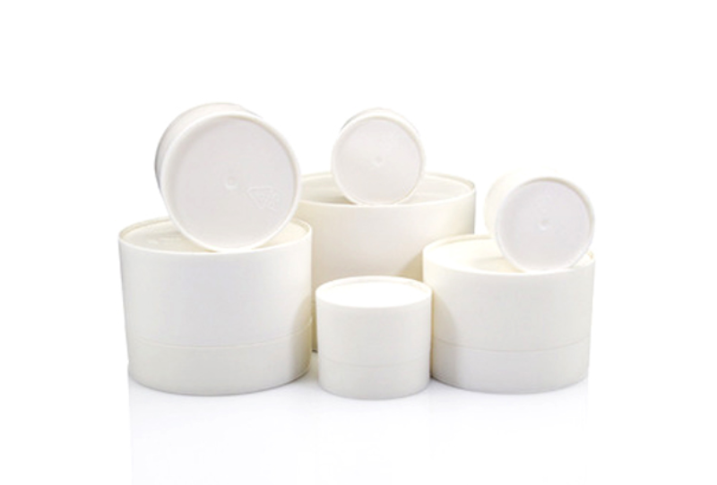Wholesale 3g 5g 10g 15g 30g 50g 100g 120g Skin care Packaging Shinny PP White Cosmetic Jars