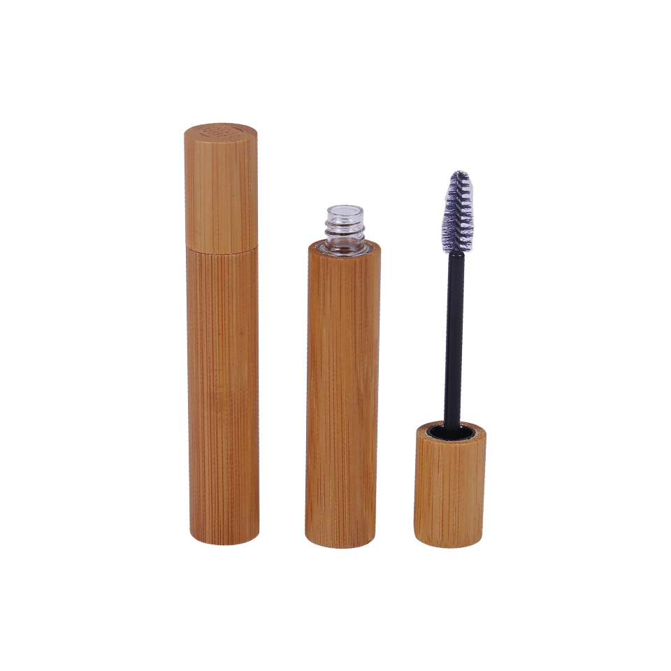 Wholesale 3g 5g 10g Natural Bamboo Eyelash Packaging Bamboo Mascara Tube Bamboo Cosmetic Packaging for Makeup
