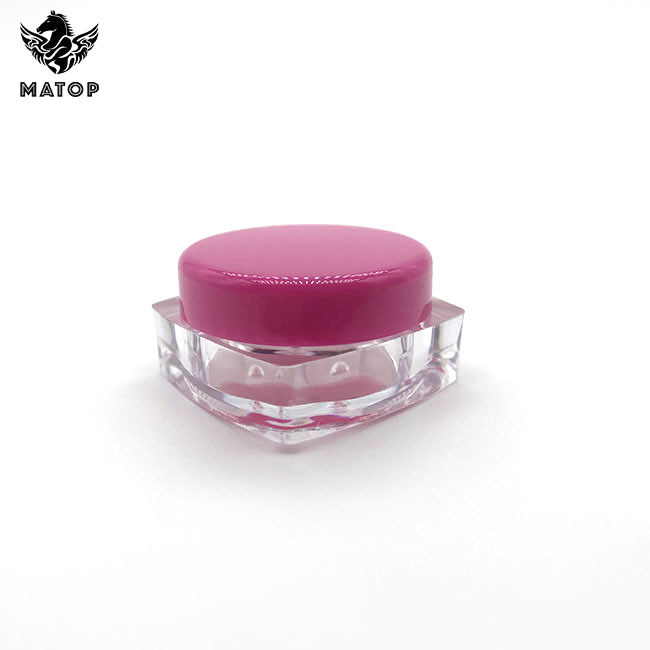Wholesale 3g 5g plastic jars glitter eyeshadow jar