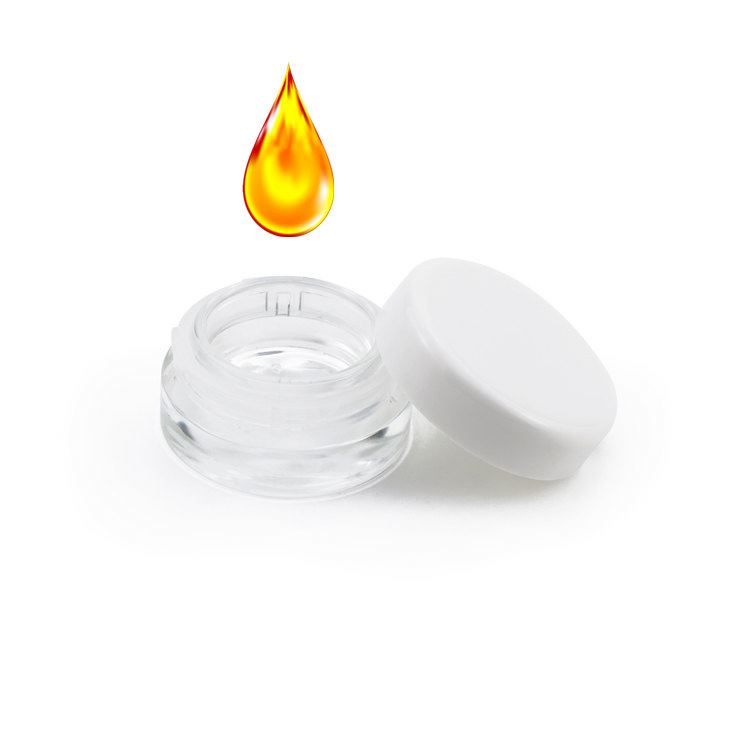 Wholesale 3ml 5ml 7ml 9ml Wide Mouth Glass CRC Concentrate Container Child Proof Jar