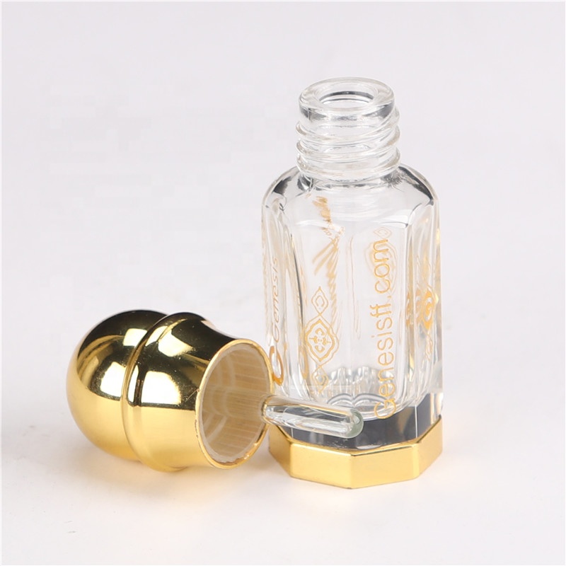 Wholesale 3ml 6ml 12ml Crystal Glass Arabian Perfume Oil Bottles With Logo Engraved