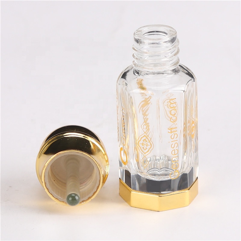 Wholesale 3ml 6ml 12ml Crystal Glass Arabian Perfume Oil Bottles With Logo Engraved