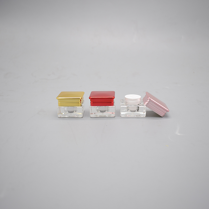 Wholesale 3ml Cosmetic Jar Empty Makeup Container With Colorful Lid