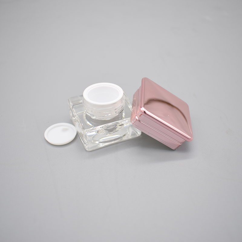 Wholesale 3ml Cosmetic Jar Empty Makeup Container With Colorful Lid