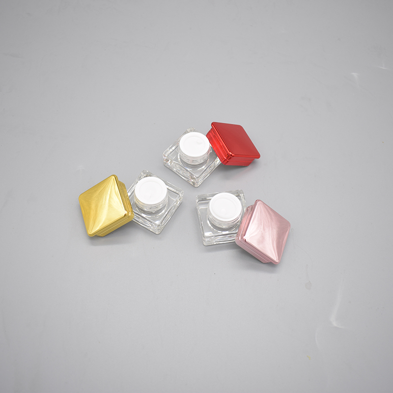 Wholesale 3ml Cosmetic Jar Empty Makeup Container With Colorful Lid