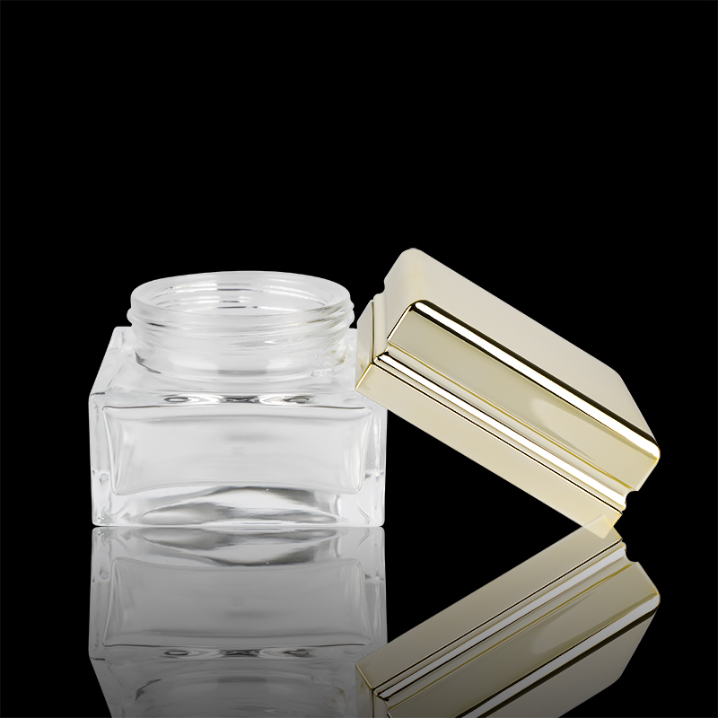 Wholesale 4 Oz 8 Oz 30Ml 50Ml Cream Custom Luxury Glass Frosted Cosmetic Jars In Bulk For Sale