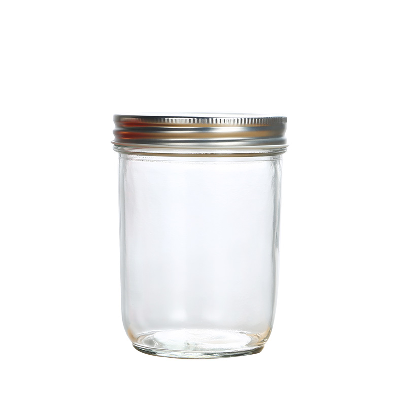 Wholesale 4 oz 6 oz 8 oz 12 oz 16 oz 20 oz 700 ml glass wide mouth food juice boba tea mason jar