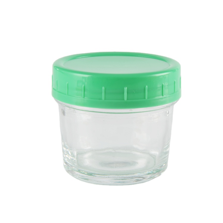 Wholesale 4 oz  Food Grade Glass Storage  Jar  Glass Baby Food Jar With Plastic Lid