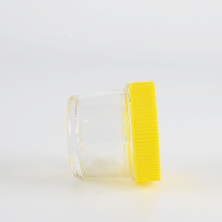 Wholesale 4 oz Food Grade Glass Storage Jar Glass Baby Food Jar With Plastic Lid