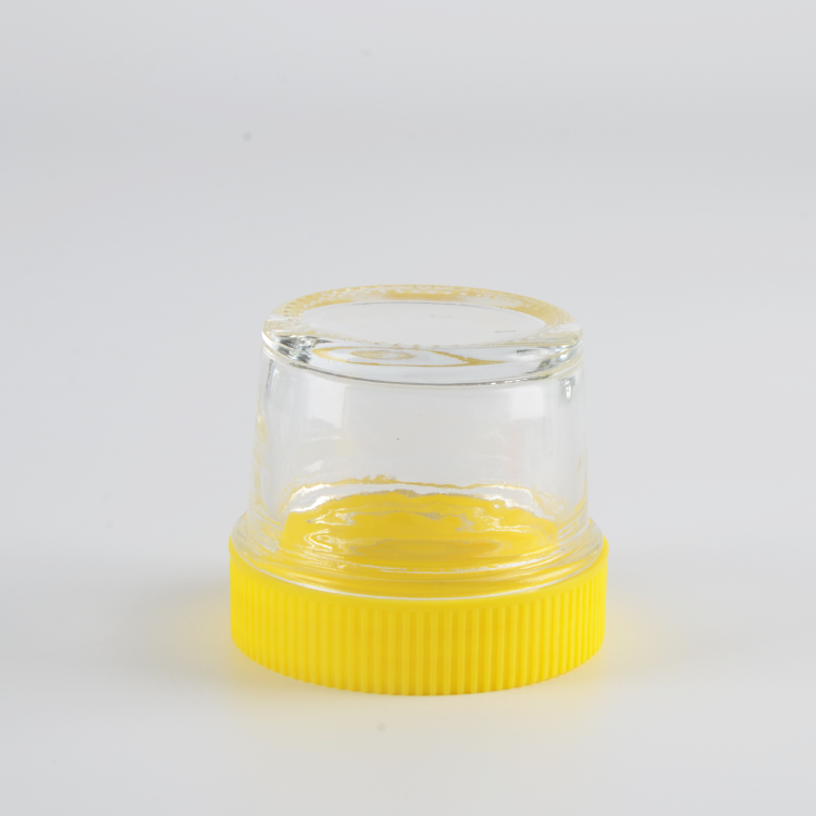 Wholesale 4 oz Food Grade Glass Storage Jar Glass Baby Food Jar With Plastic Lid