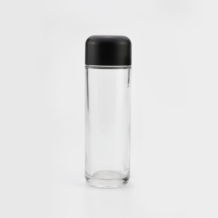 Wholesale 5 50 70 110 150 220 ml air tight weed container wide mouth hemp stash childproof glass jar with cr cap