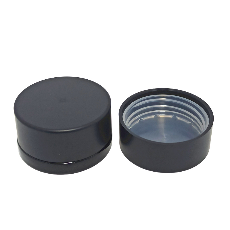 Wholesale 5 Ml Mini Round CBD Crc Cap Container Uv Gold 5Ml Child Proof Resistant Glass Jar With Childproof Cap
