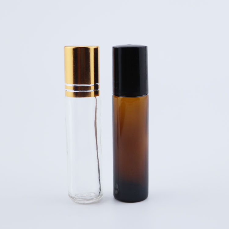 Wholesale 5 ml 10 ml Roll On Glass Perfume Bottle Empty Thick Glass Roller Bottle