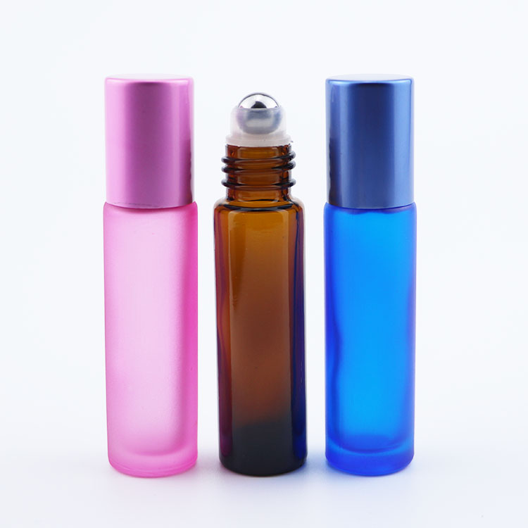 Wholesale 5 ml 10 ml Roll On Glass Perfume Bottle Empty Thick Glass Roller Bottle