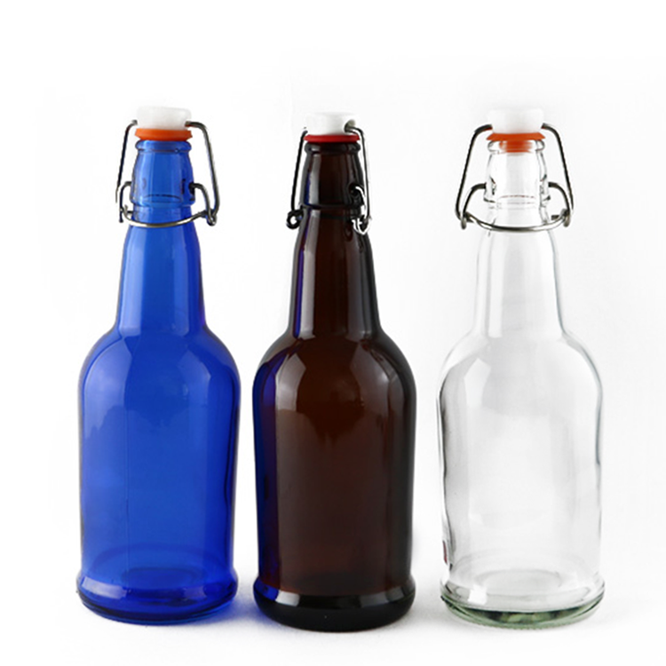 Wholesale 500 ml empty beer glass bottle manufacturer CY-502