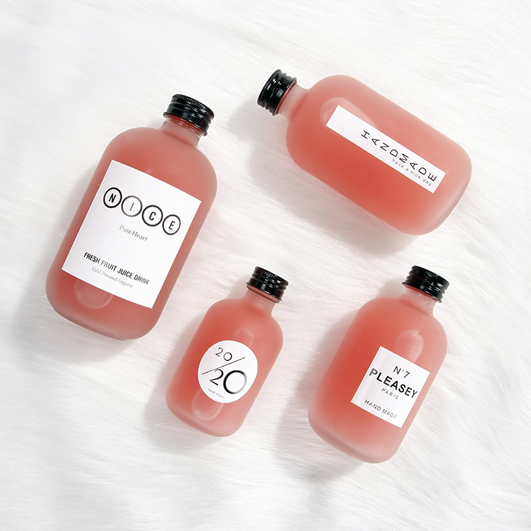 Wholesale 500ML 16oz Soft Drink Bottle Glass Beverage Bottles With Aluminum Lid For Juice Kombucha Tea