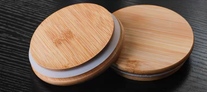 Wholesale 500ml Round High Borosilicate Glass Jar Kitchen Food Storage Canister Container jar with Wooden Airtight Lid
