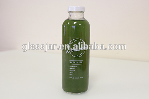 Wholesale 500ml round kombucha tea bottles with cap