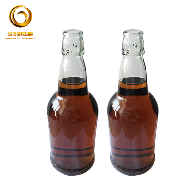 Wholesale 500ml transparent glass 16oz kombucha swing top new beer bottle