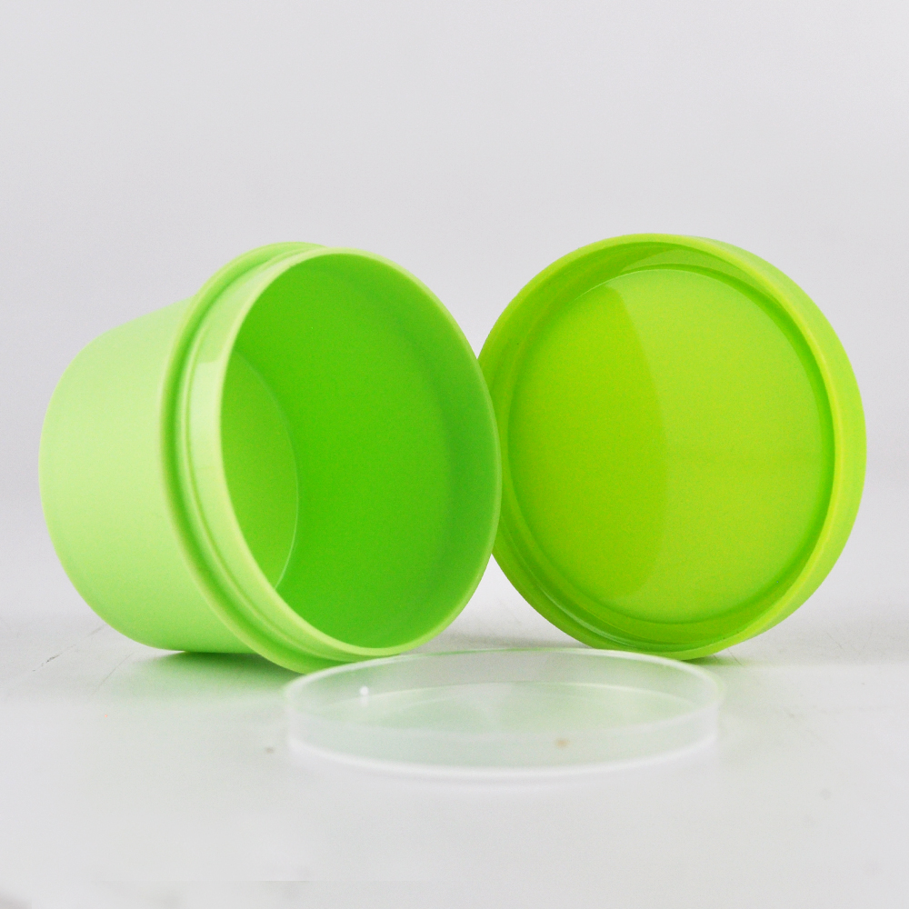 Wholesale 50g 100g 200g PP colorful facial mask packaging plastic cosmetic container empty face cream jar