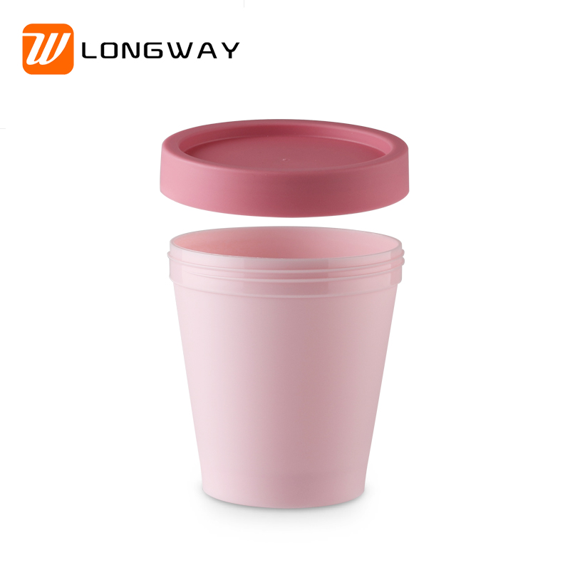 Wholesale 50g 100g 200g PP plastic skincare cream jar colored cosmetic jars
