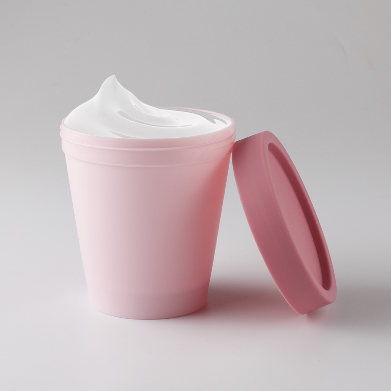 Wholesale 50g 100g 200g PP plastic skincare cream jar colored cosmetic jars