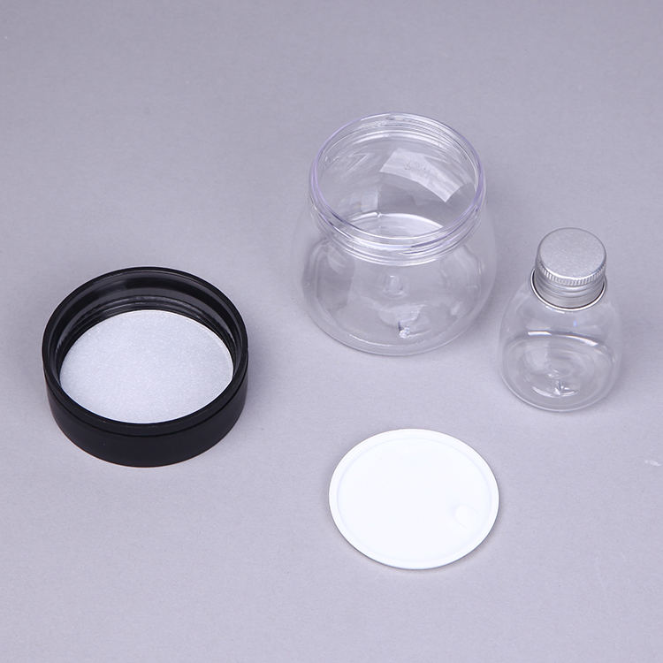 Wholesale 50g-150g Empty Transparent Skin Cream Plastic Jar Container Packaging