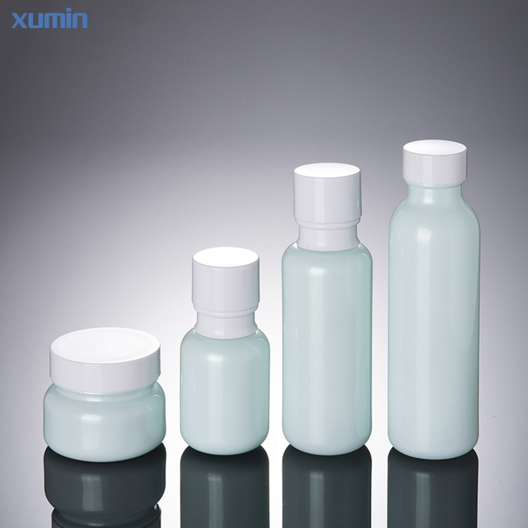 Wholesale 50g 50ml 110ml 150ml Frosted Glass lotion bottles Packaging Frosted Glass Jar for Cream