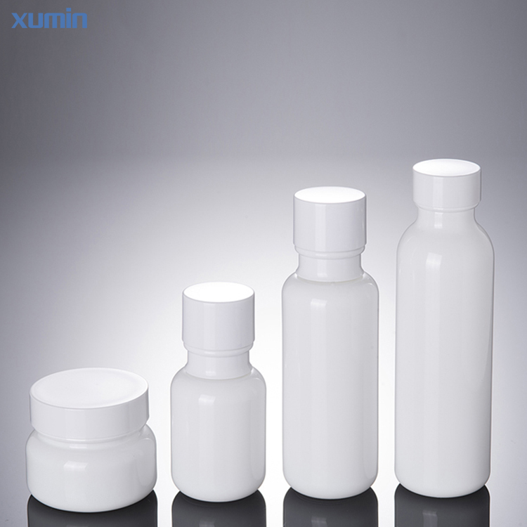 Wholesale 50g 50ml 110ml 150ml Frosted Glass lotion bottles Packaging Frosted Glass Jar for Cream