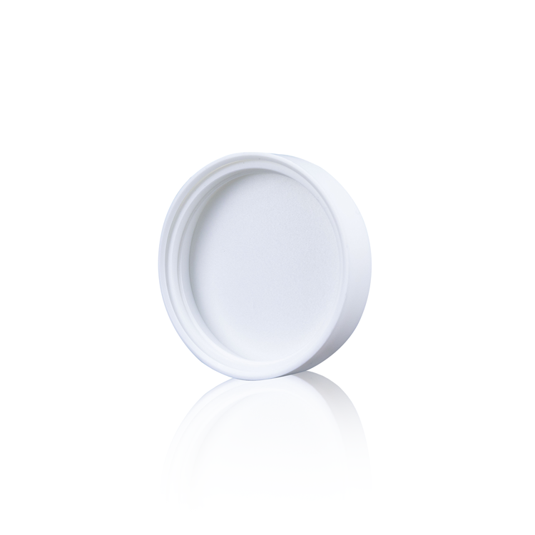 Wholesale 50g 70g 110g Clear CBD Flower Packaging Round Edge Child Resistant Glass Jar with Effect CRC Screw Top Lid