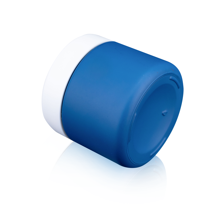 Wholesale 50g 70g 110g Clear CBD Flower Packaging Round Edge Child Resistant Glass Jar with Effect CRC Screw Top Lid