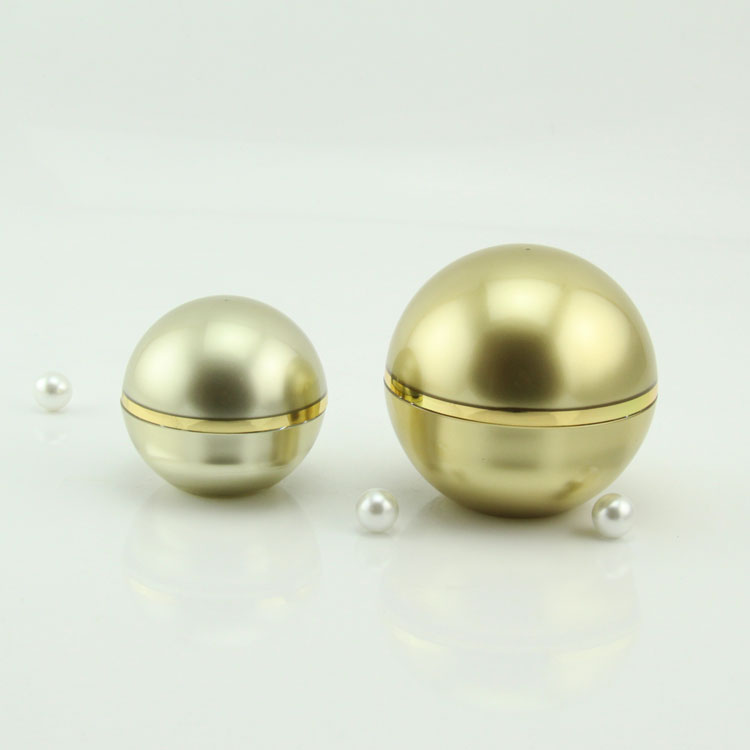 Wholesale 50g ball shaped plastic cosmetic jar for face cream