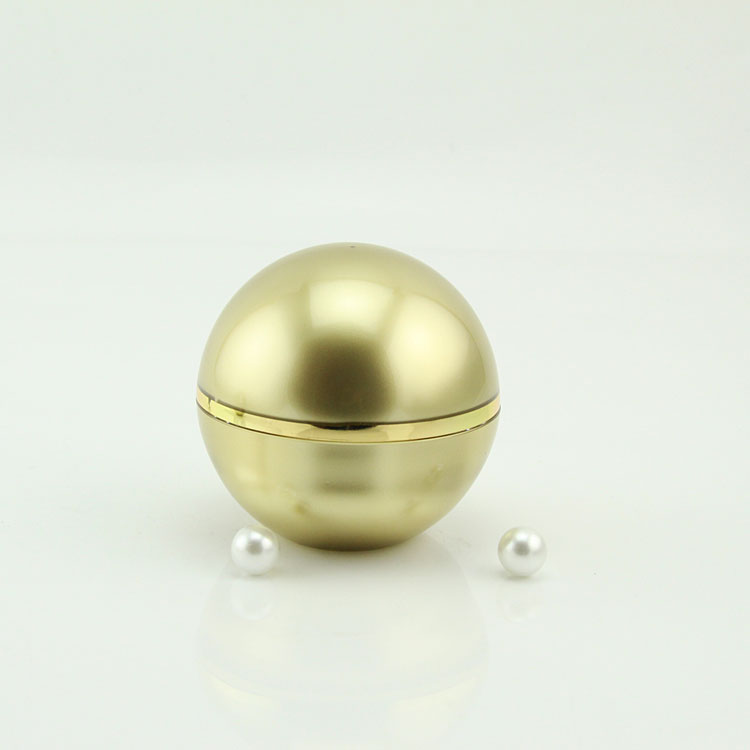 Wholesale 50g ball shaped plastic cosmetic jar for face cream