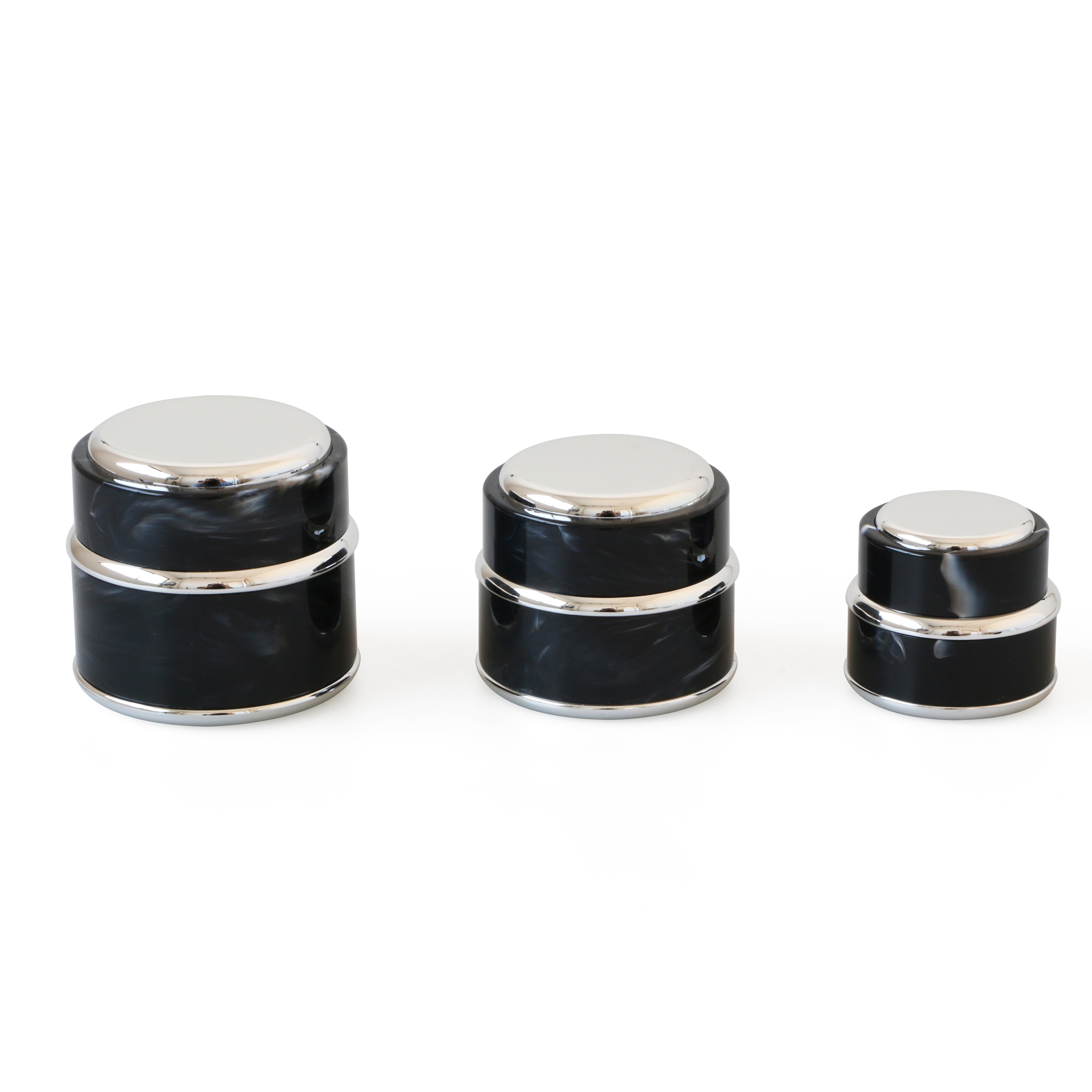 Wholesale 50g pp plastic luxury cosmetic jars in stock
