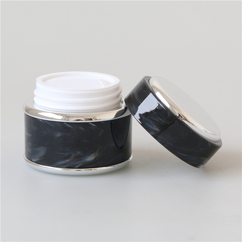 Wholesale 50g pp plastic luxury cosmetic jars in stock