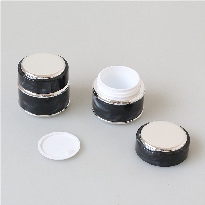 Wholesale 50g pp plastic luxury cosmetic jars in stock