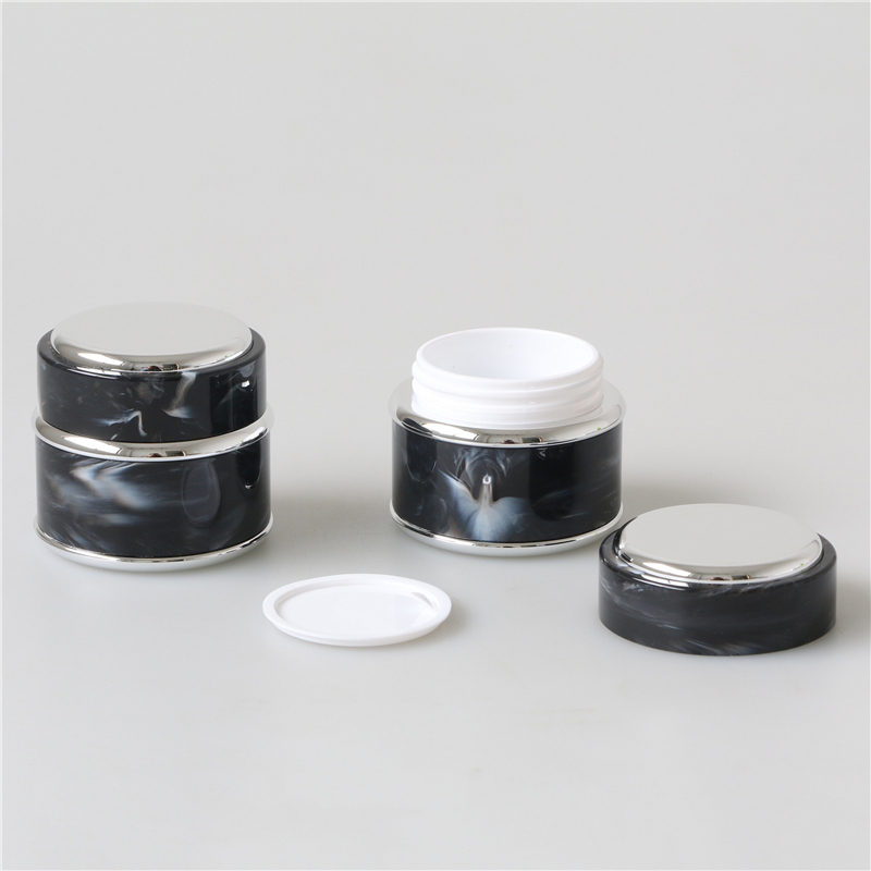 Wholesale 50g pp plastic luxury cosmetic jars in stock
