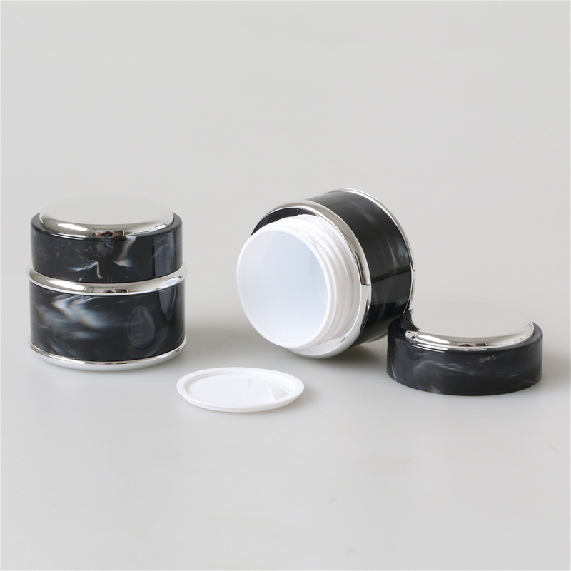 Wholesale 50g pp plastic luxury cosmetic jars in stock