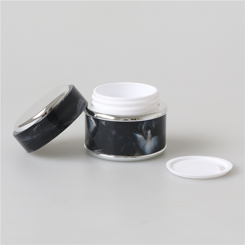 Wholesale 50g pp plastic luxury cosmetic jars in stock