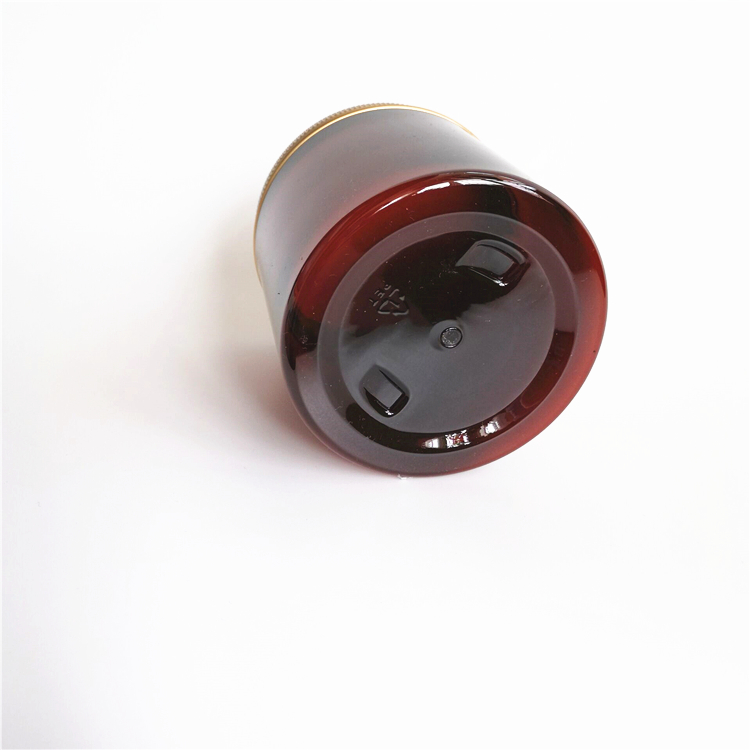 Wholesale 50ml 100ml 150ml 200ml 250ml 500ml PET Plastic Jars with aluminum lid cream jar for hair cosmetic