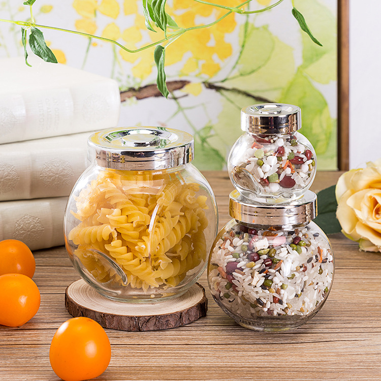 Wholesale 50ml 180ml 380ml food grade empty mini storage glass jar with lid bottles jars glass