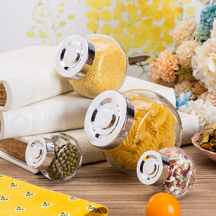 Wholesale 50ml 180ml 380ml food grade empty mini storage glass jar with lid bottles jars glass