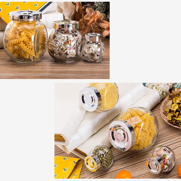 Wholesale 50ml 180ml 380ml food grade empty mini storage glass jar with lid bottles jars glass