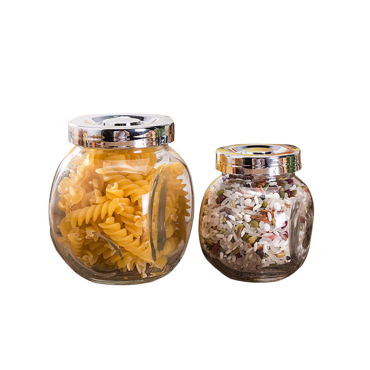 Wholesale 50ml 180ml 380ml food grade empty mini storage glass jar with lid bottles jars glass