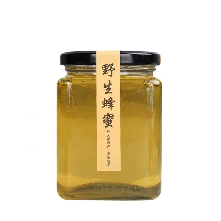 Wholesale 50ml 80ml 100ml 200ml 280ml 380ml 500ml 500g 730ml Empty square glass honey jars