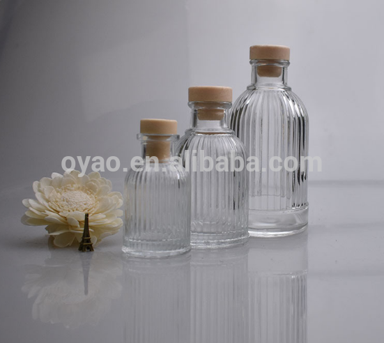 Wholesale 50ml Round Aroma Reed Diffuser Glass Bottle for Fragrance Oil for Promotion