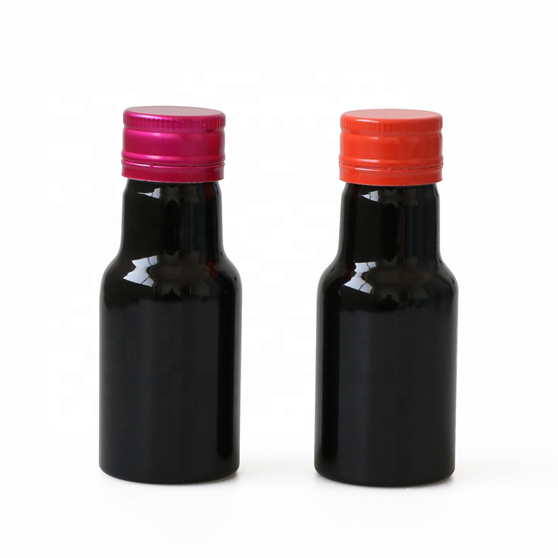 Wholesale 50ml aluminum shot bottle food grade coating for energy