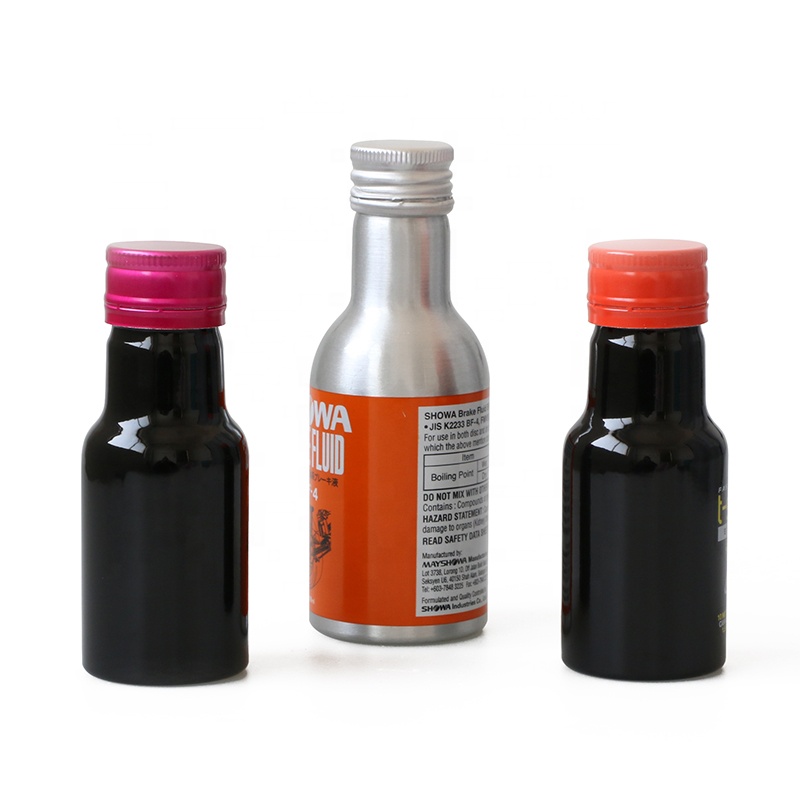 Wholesale 50ml aluminum shot bottle food grade coating for energy