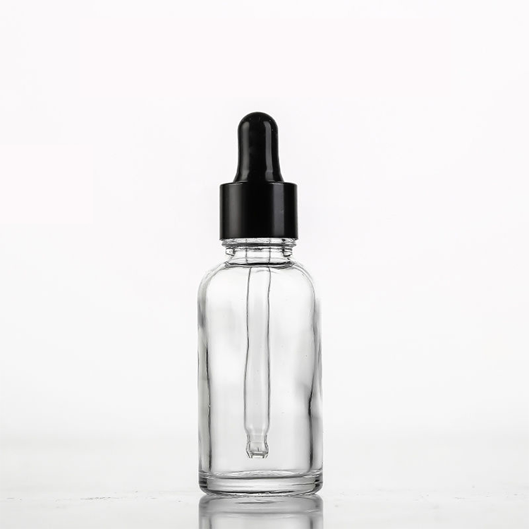 Wholesale 50ml clear glass dropper bottle