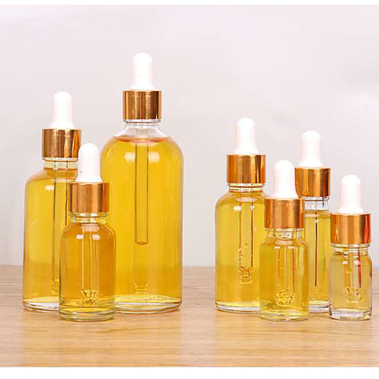 Wholesale 50ml clear glass dropper bottle